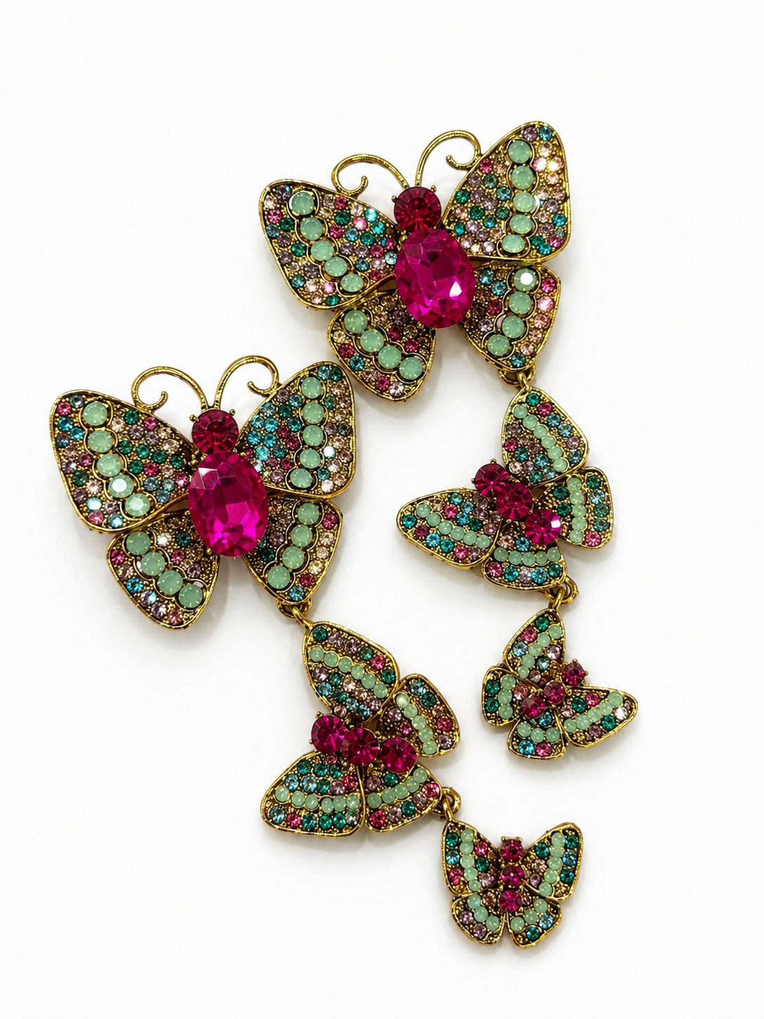 Luxury Butterfly Charm Hair Clip (2 pcs)